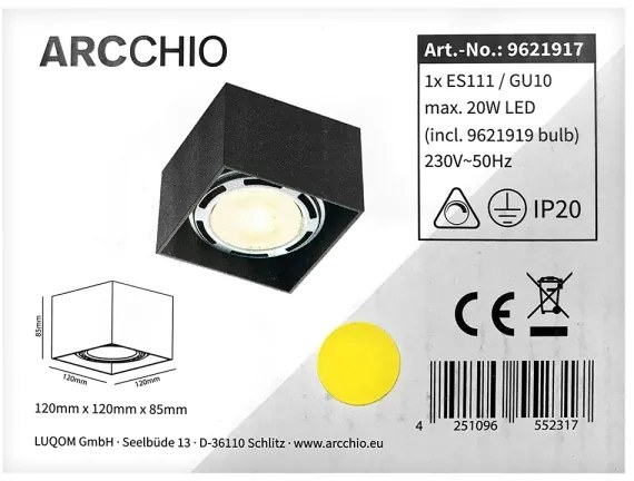 LED Spot MABEL 1xGU10/ES111/11,5W/230V Arcchio