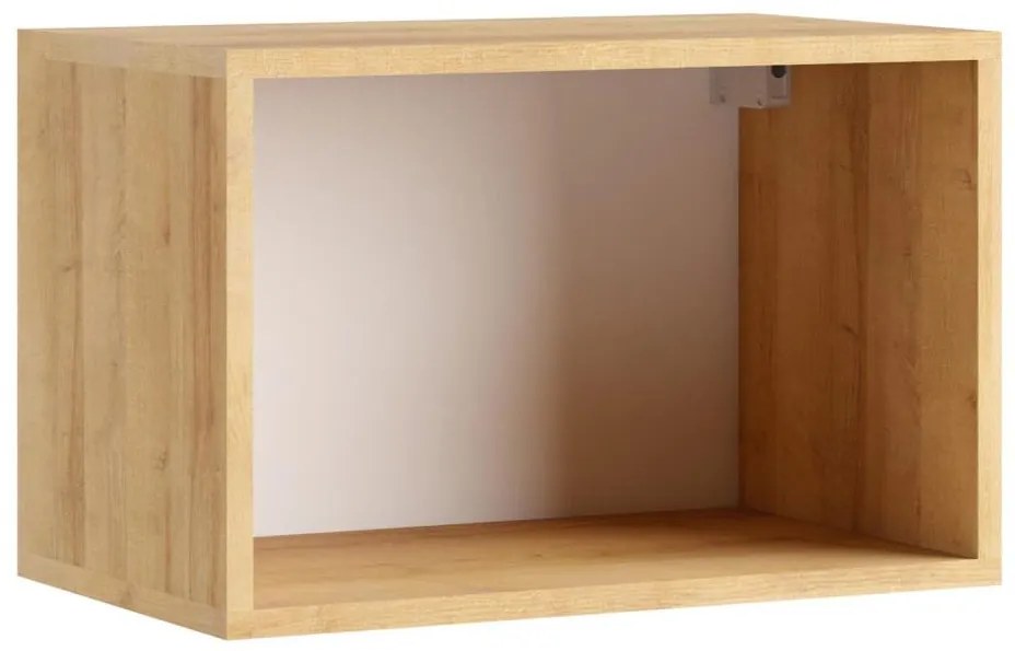 Poliță de perete PAVO 32,5x50 cm, stejar auriu