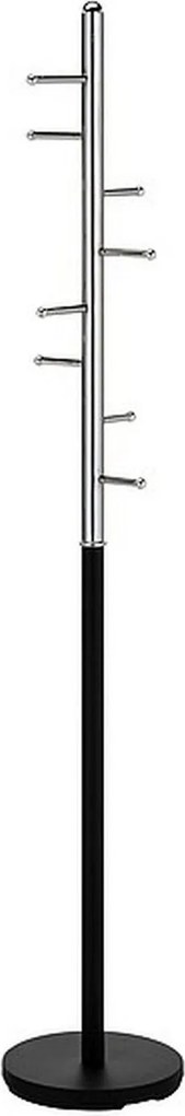 Cuier pom FERRO, crom/negru, metal, 30x173 cm