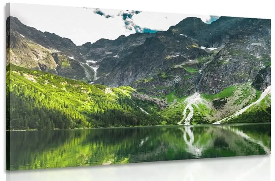Tablou ochiul mării în munții Tatra
