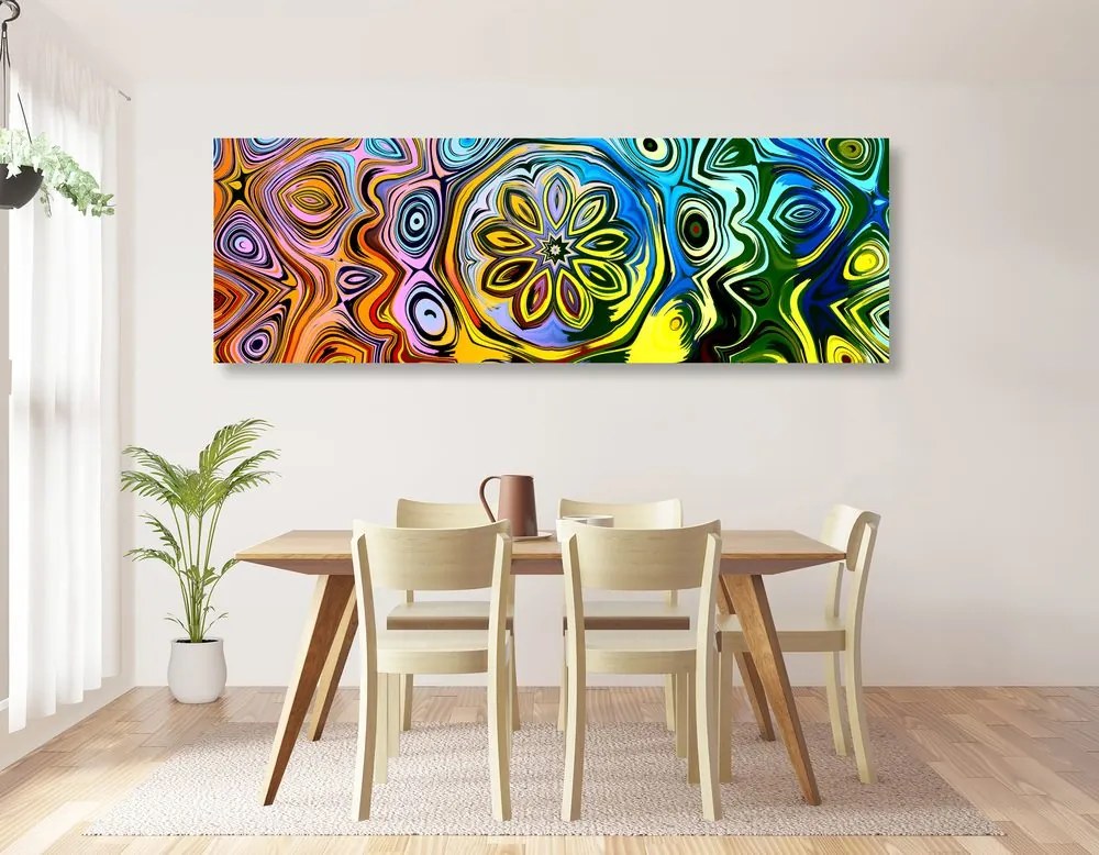 Tablou artă creativă colorată