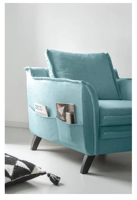 Fotoliu Miuform Charming Charlie, albastru deschis