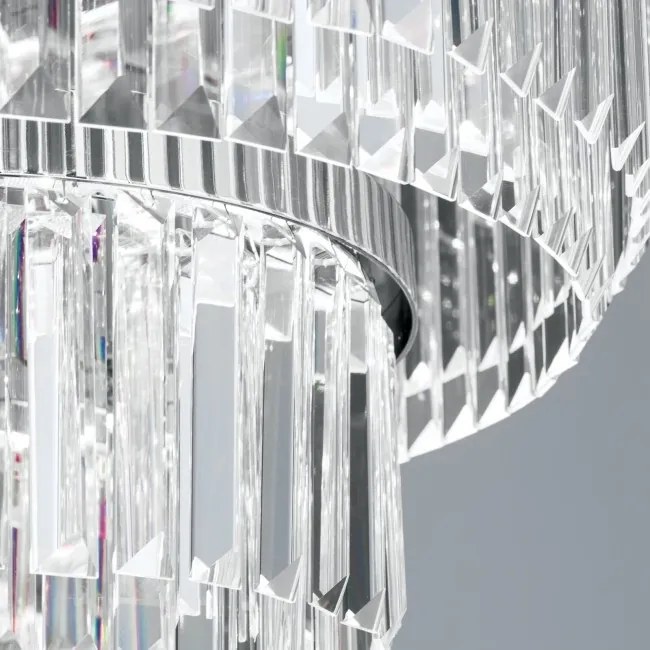 Candelabru, Lustra LED design LUX PRISM, chrome