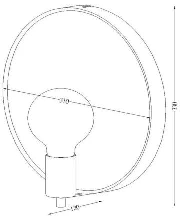 Aplică cu oglindă Lucide 36213/31/30 REFLEX 1xE27/25W/230V negru