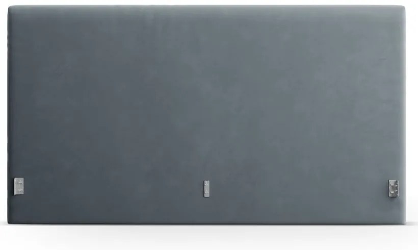 Tăblie de pat albastru-deschis tapițată 190,5x100 cm Remo – Micadoni