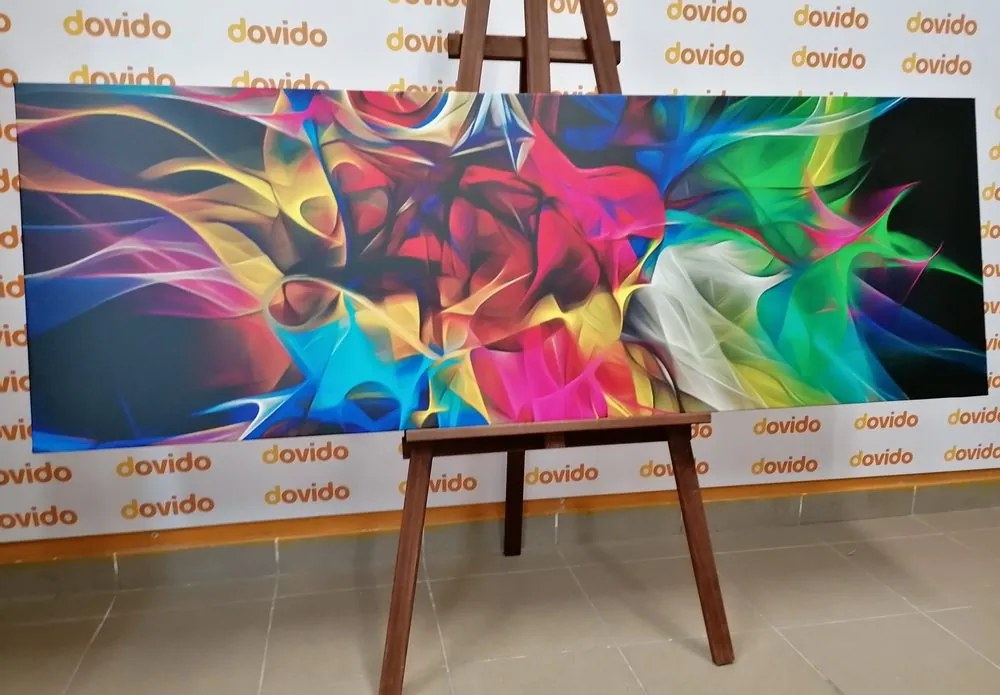 Tablou haosului colorat abstract