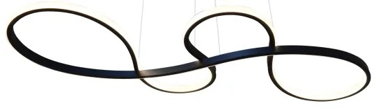 Lustră LED pe cablu SALSA LED/38W/230V 4000K negru