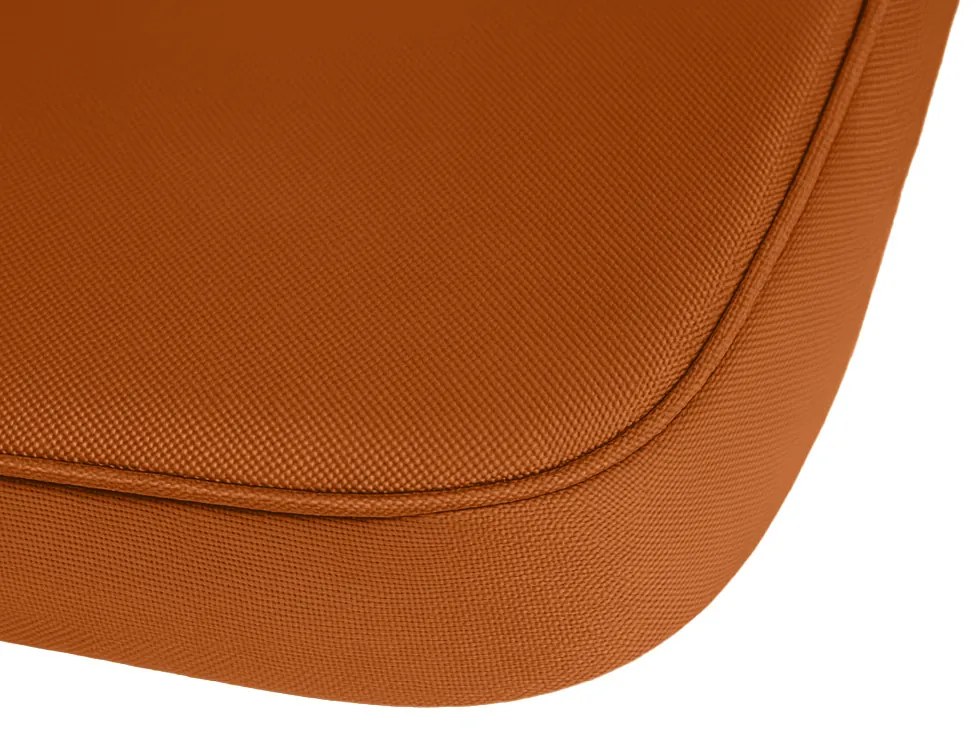 Perna de scaun pentru exterior VIREON 44x45 cm, maro-portocaliu