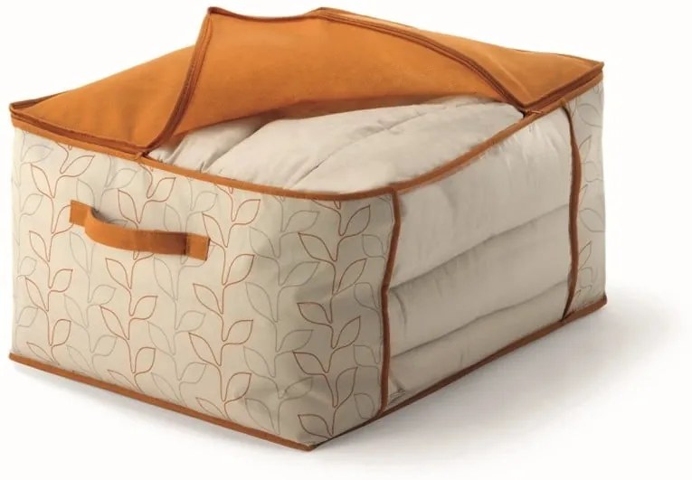 Cutie de depozitare pături/lenjerie de pat Cosatto Bloom, lățime 60 cm, portocaliu