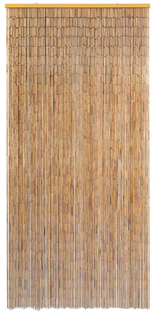 Perdea de usa, 90 x 200 cm, bambus Maro, 90 x 200 cm