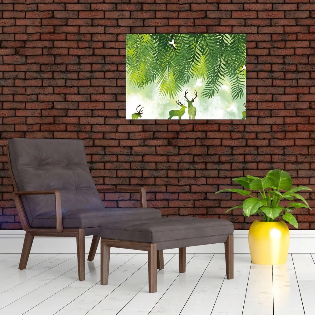 Tablou - Ceb în pădure (70x50 cm)