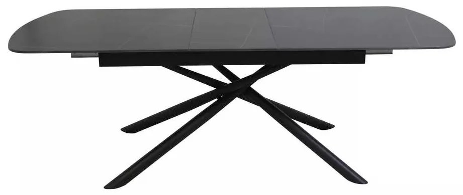 Masă de bucătărie Valmir 160 x 90 cm, negru