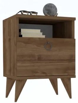 Noptieră BARLO 50x40 cm maro