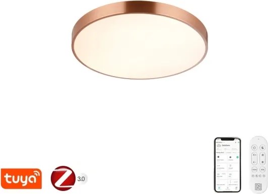 Immax NEO 07321L-LED NEO LITE SEMPLICI Plafonieră reglabilă 36W/230V Ø40 cm, cupru + telecomandă
