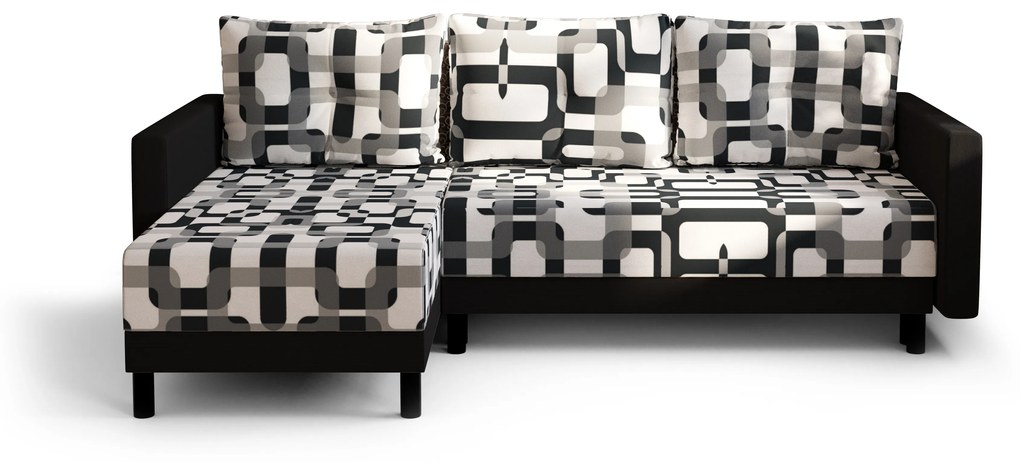Colțar Glimmer L (Negru + multicolor) (S). 1057138