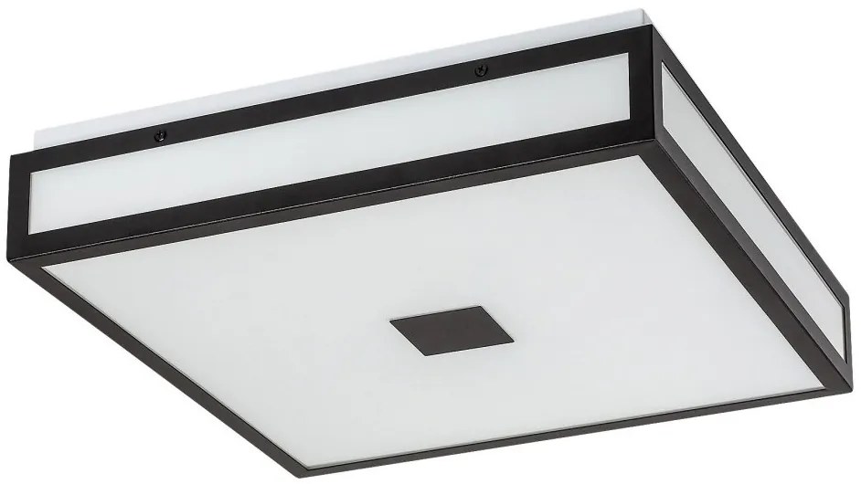 Plafoniera LED baie IP44 Zoya negru-alb 30x30cm