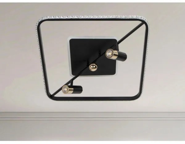 Plafonieră LED dimabilă LED/70W/230V 3000-6500K negru + telecomandă