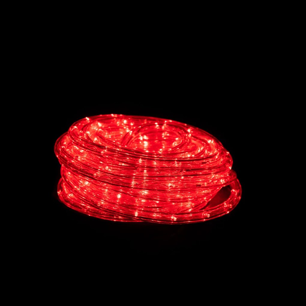Tub luminos Flink 13 mm, 24 LED-uri/ml, lungime 10 m, rosu
