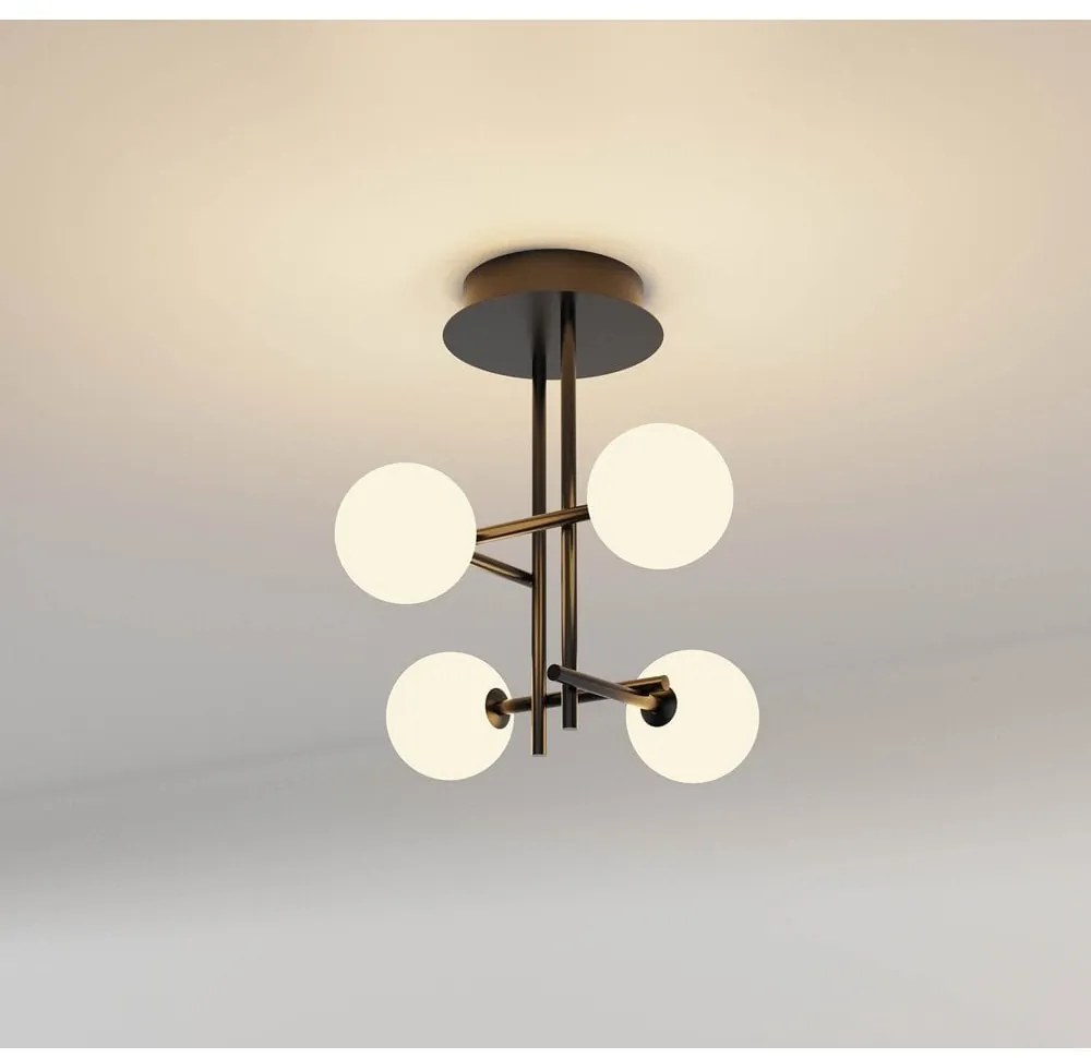 Lustra aplicata design Art Deco cu 4 surse de lumina CELLAR