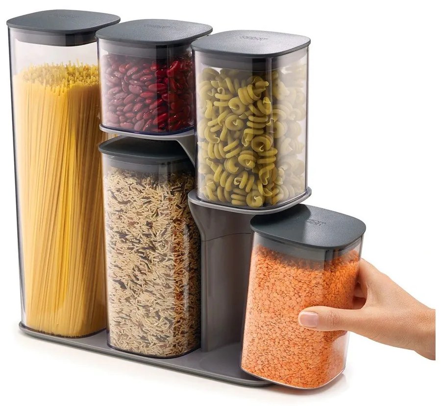 Recipiente 5 buc. pentru alimente Podium – Joseph Joseph