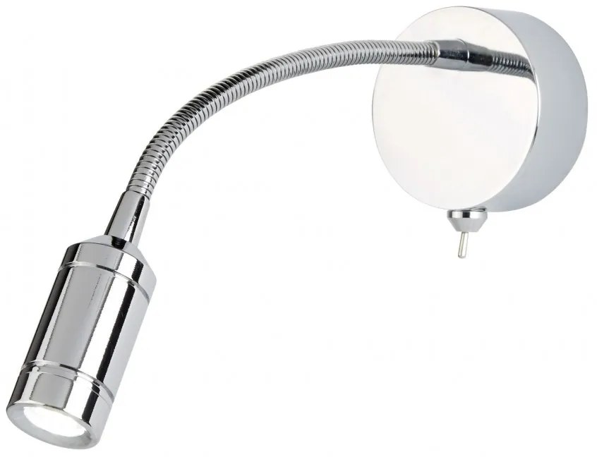 Aplica cu reader LED design minimalist Wall crom 2256CC SRT