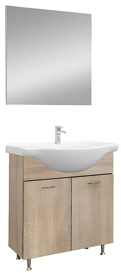 Ruben Prime 75 mobilier de baie complet Sonoma Oak