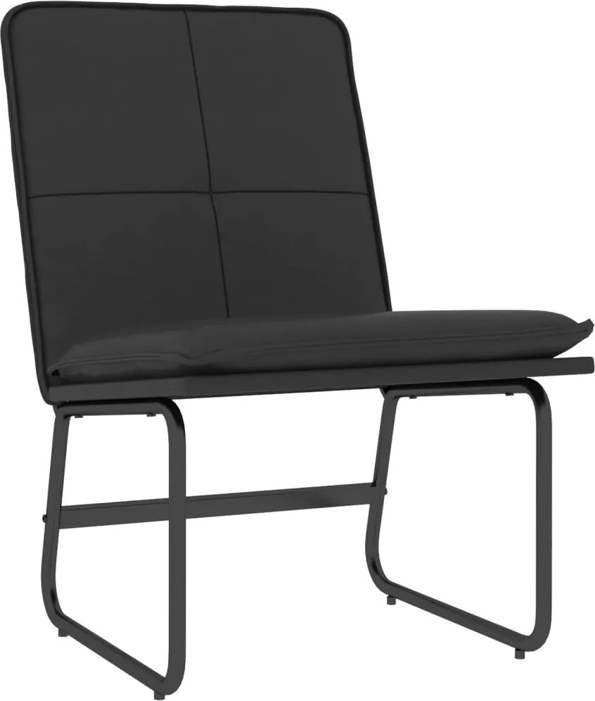 vidaXL Scaun de relaxare, negru, 54x75x76 cm, piele artificială