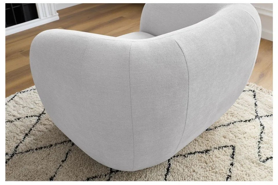 Fotoliu gri Celine – Bobochic Paris