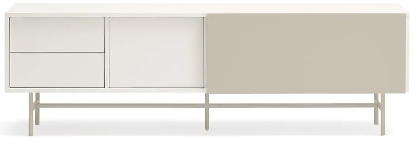 Comodă TV bej-crem 180x56 cm Nube – Teulat