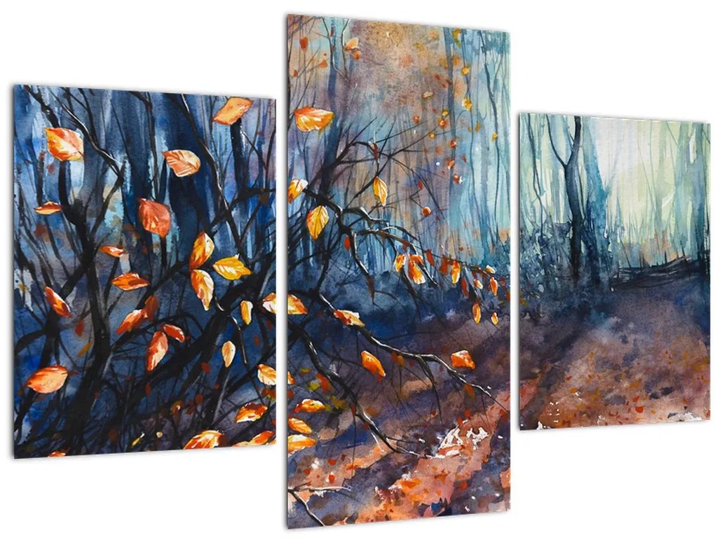 Tablou - Razele solare de toamnă (90x60 cm)