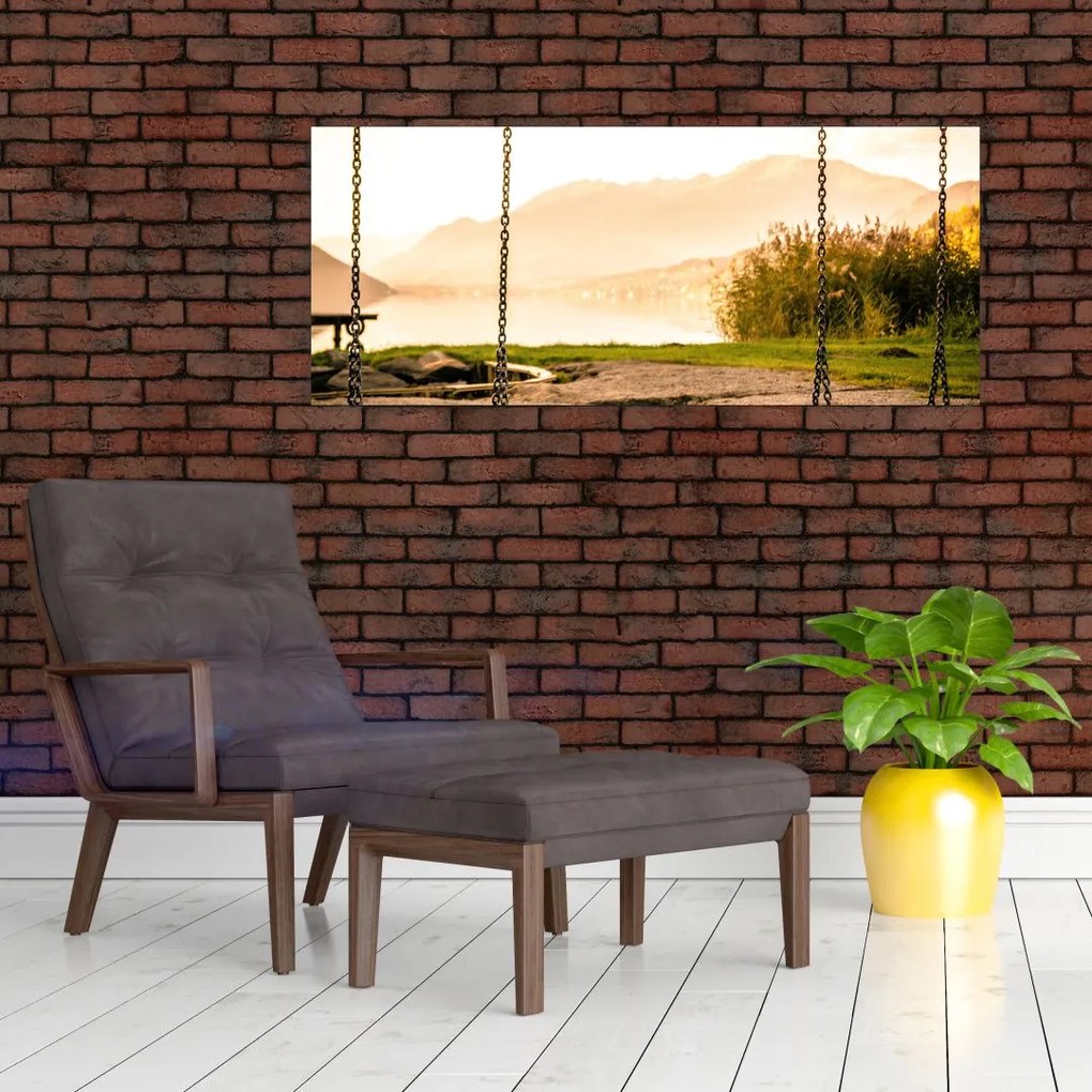 Tablou - balansoar în natură (120x50 cm)