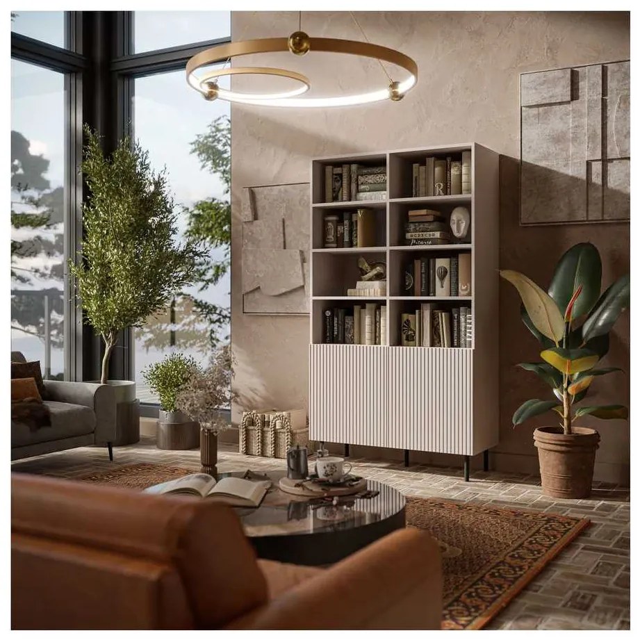 Dulap cu rafturi Kensington, crem