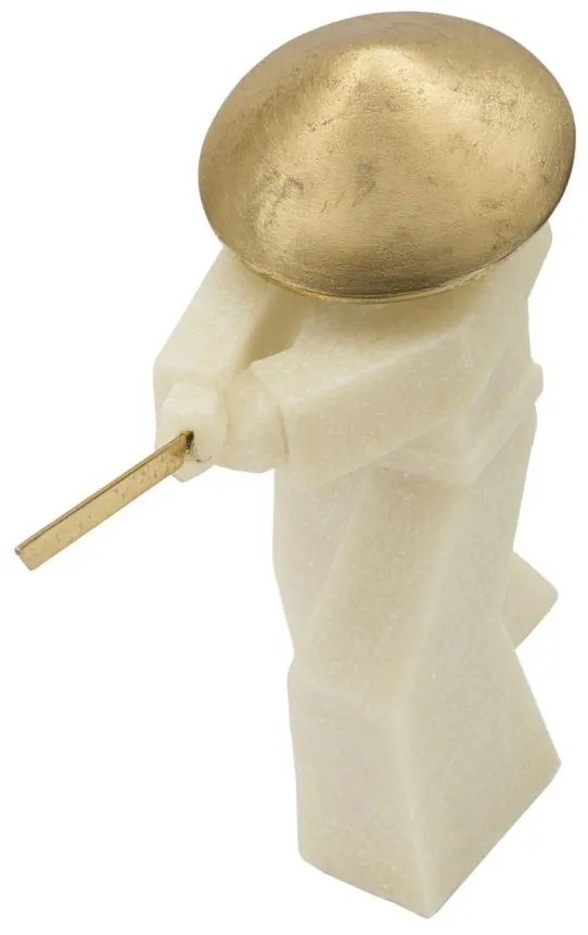 Decorațiune Samurai Toku Quarzy, 34X12X30 cm, Mauro Ferretti