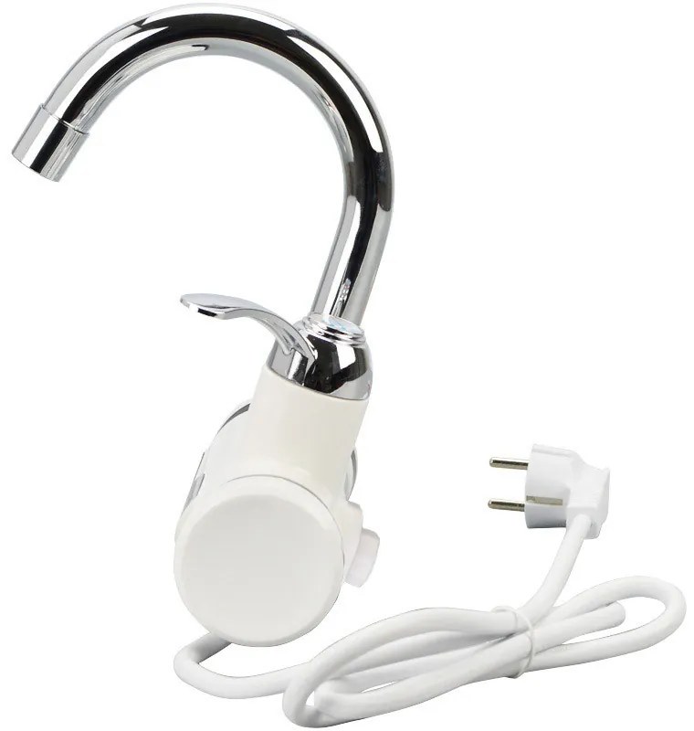 Robinet incalzitor de apa cu afisaj LED - racordare la perete, orizontala