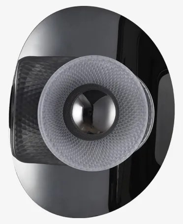 Zuma Line MB2293-1S-3BCT - Aplica LED de perete DIOP LED/8W/230V negru/fumuriu. č.