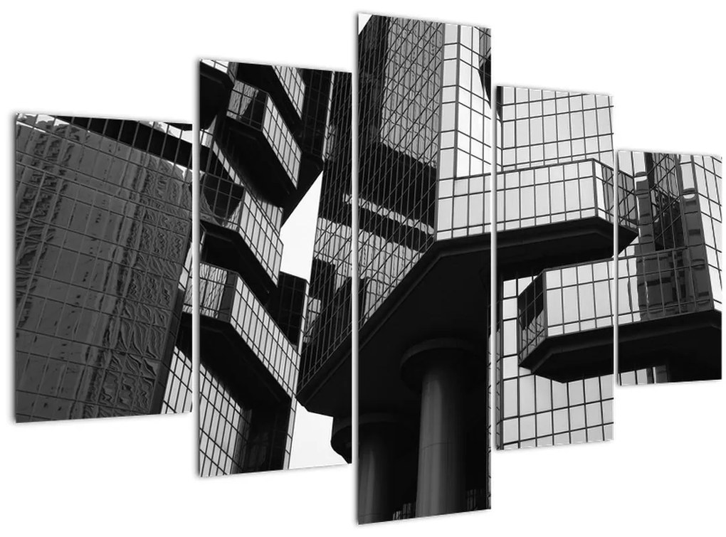 Tablou - Cladiri de sticlă (150x105 cm)