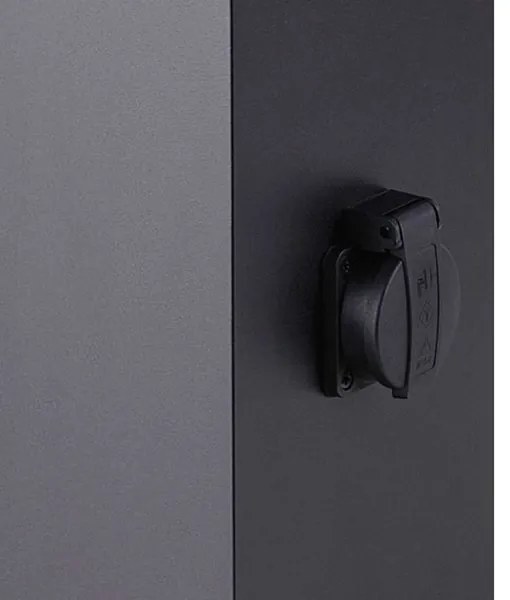 Wofi 12234 - Lampă LED exterior FILIA cu priză, 8,5W, 230V, IP54, 80 cm