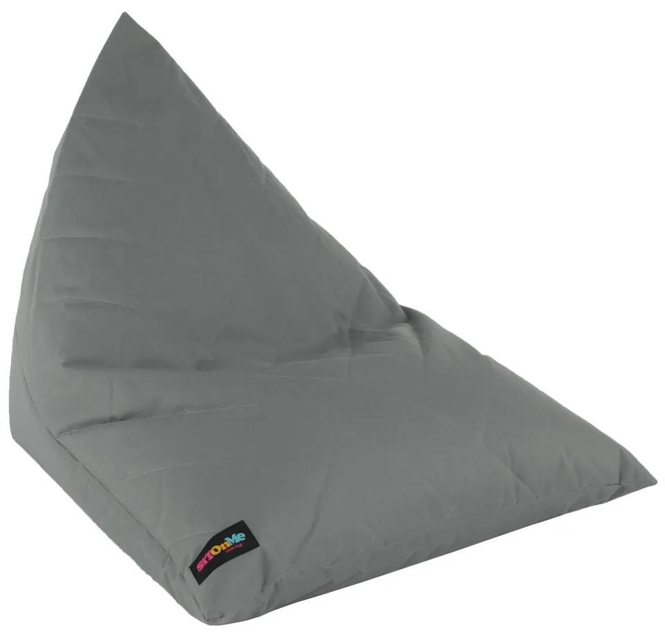 Fotoliu tip sac, material textil gri deschis, VETOK