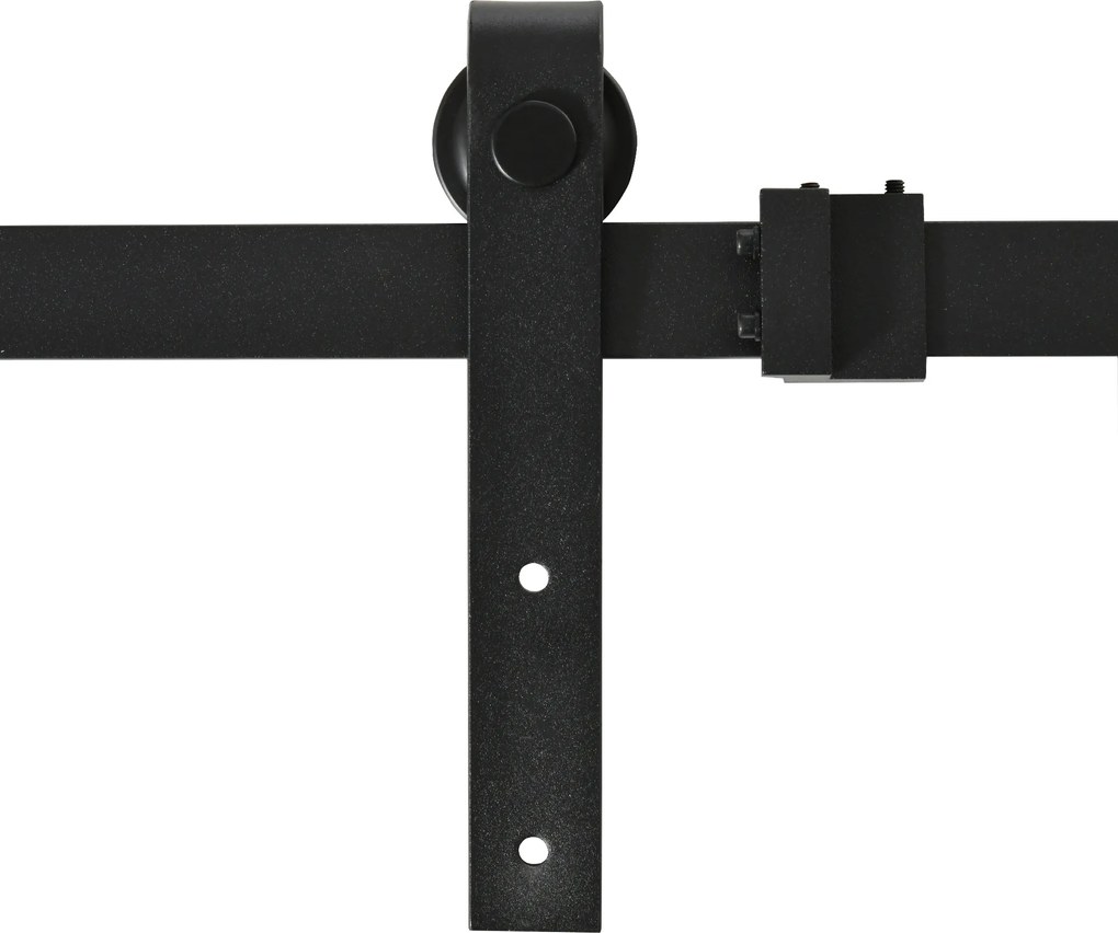 HOMCOM Set Complet Ușă Glisantă de 183 cm - Perfect pentru orice spațiu | Aosom Romania