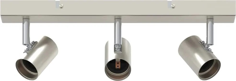 vidaXL Spot de tavan Nichel 38 x 6,5 x 11,5 cm Metal