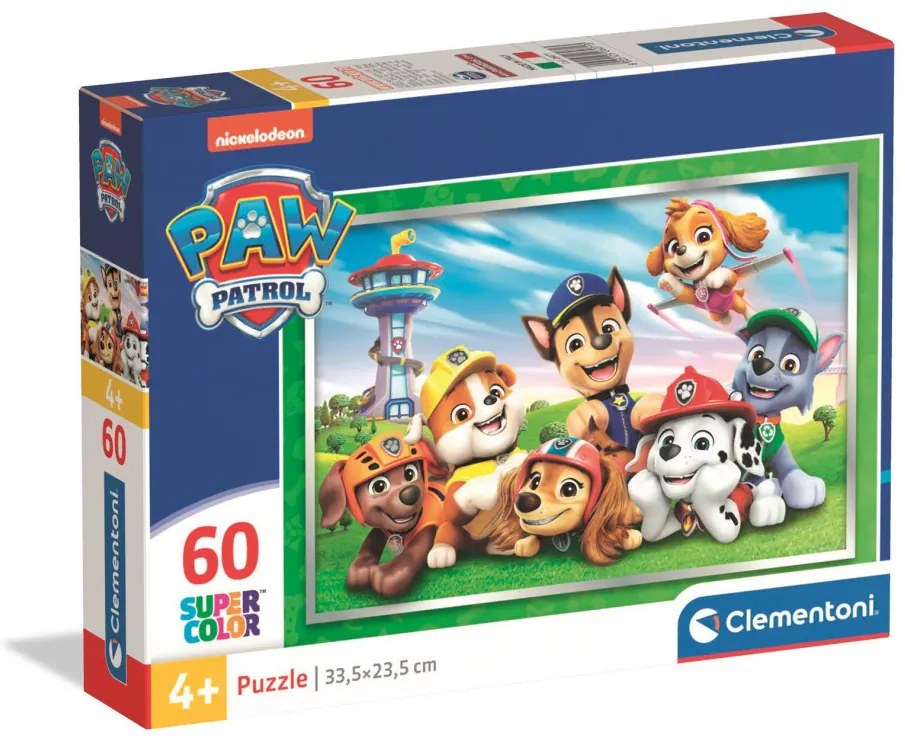 Patrula Cățelușilor Ruff Rescue Puzzle Clementoni cu 60 de piese