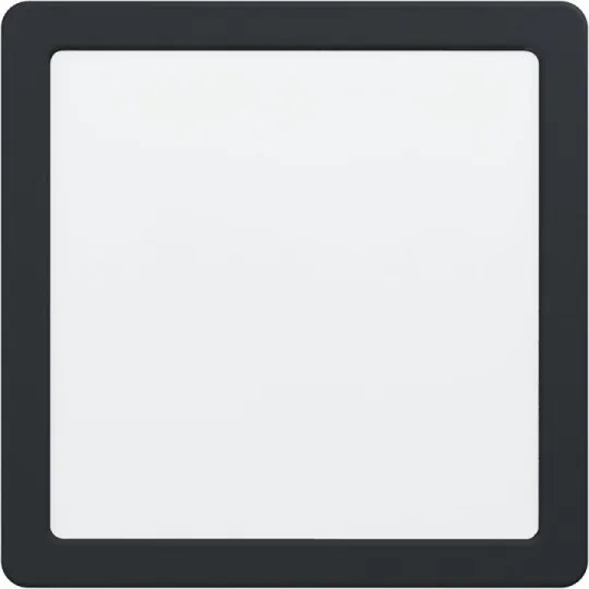 Eglo 78814 - plafonieră LED FUEVA LED/17W/230V 21x21 cm neagră