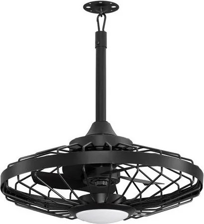 Lustra LED cu ventilator si telecomanda exterior IP54 BRIZZY