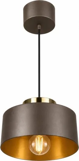 Candelabru suspendat pe cablu IGNIA 1xE27/60W/230V maro/auriu