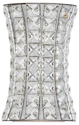 Aplica de perete LED crom, cristale sticla CELYSIA