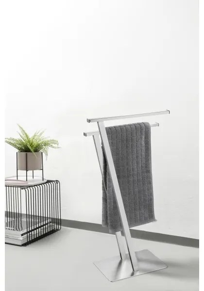 WENKO 24397100 - Suport pentru prosoape LIRIO 20x76,5 cm inox/satinat