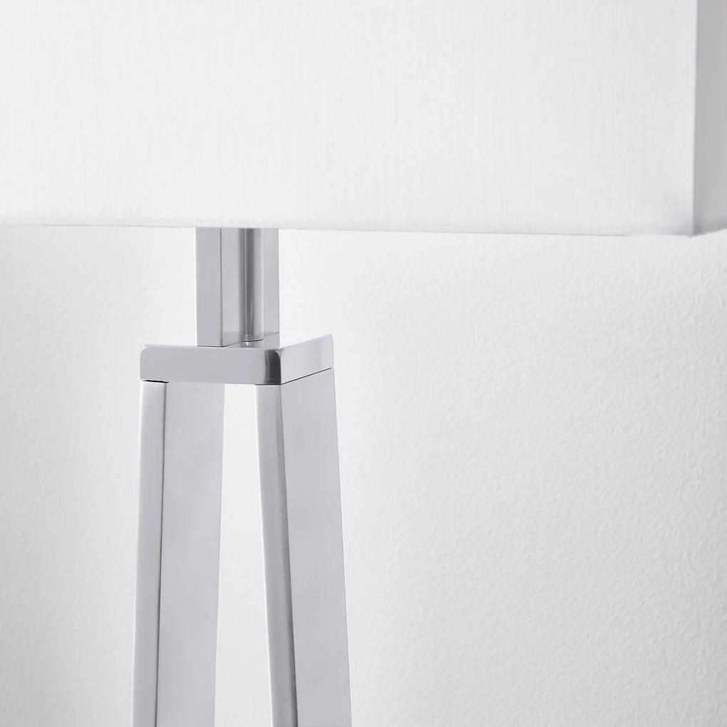 Lampadar din aluminiu, alb - 1.5m