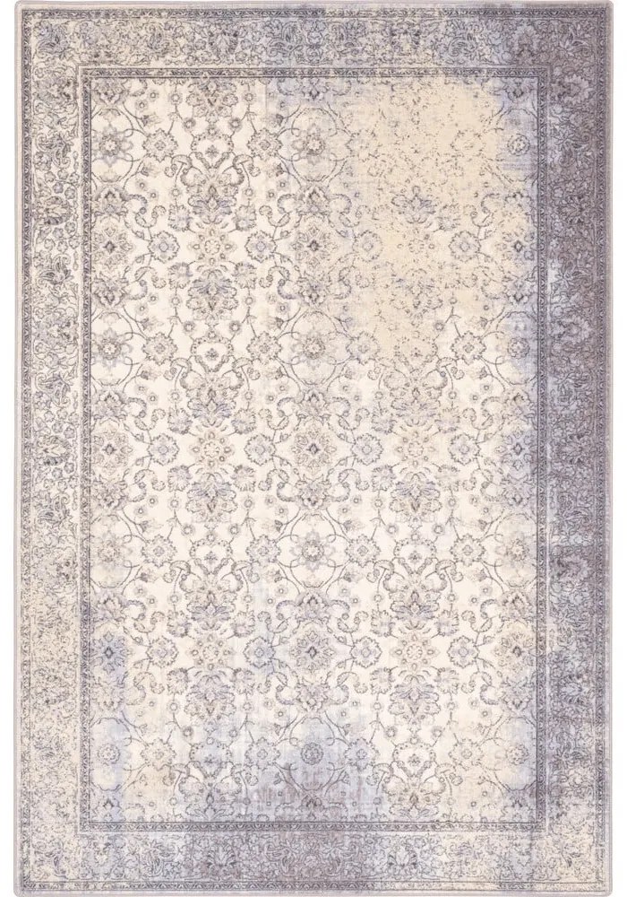 Covor crem din lână 133x180 cm Jennifer – Agnella