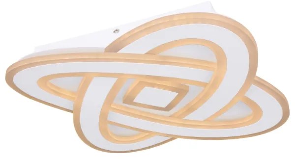 Plafonieră LED dimabilă Globo 48287-36 LARIO LED/36W/230V d. 50 cm + telecomandă