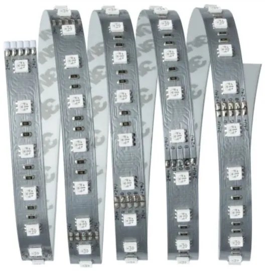 Paulmann 70587 - bandă LED RGB/20W dimerizabilă MAXLED 1,5m 230V + telecomandă